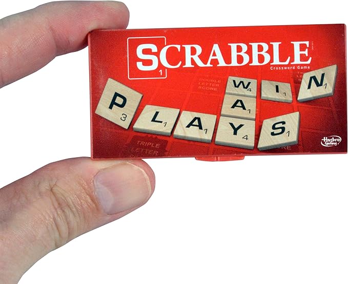 World's Smallest Board Games Set of 4 - Scrabble, Monopoly, Operation, Candy Land (Bundle)