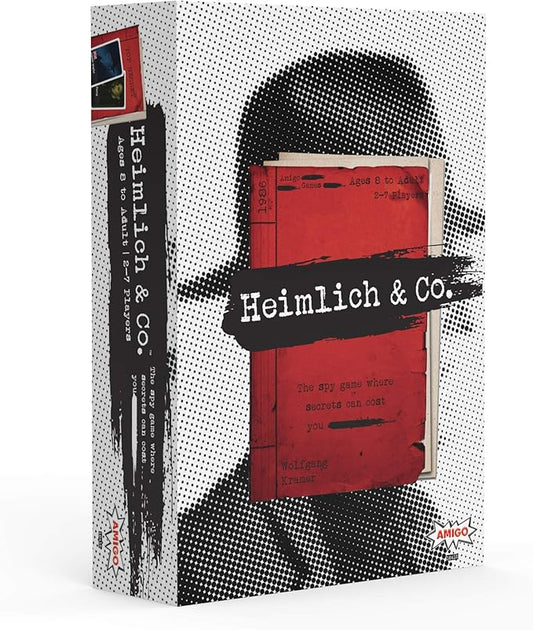 AMIGO Games Heimlich & Co. - Award-Winning Spy Game for Families & Adults - Intrigue, Deception & Strategy - Includes Bonus Expansion Pack - Ages 8+, 2-7 Players