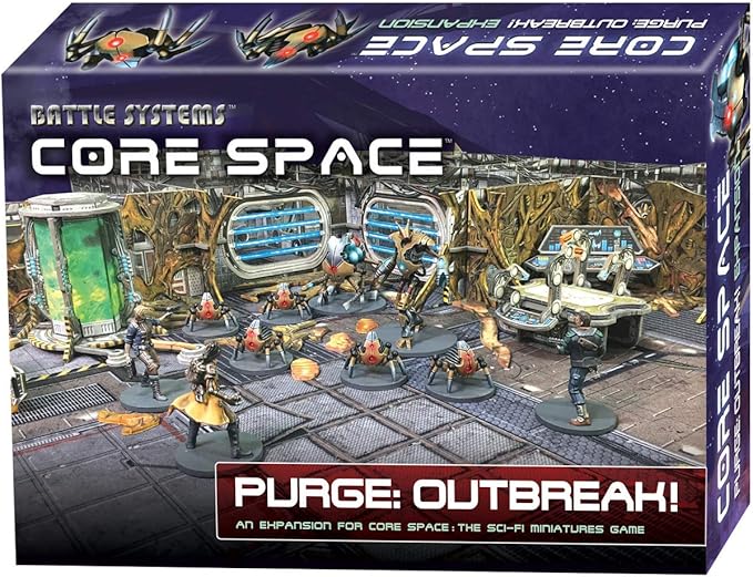 Battle Systems BSGCSE003 Core Space Purge Outbreak Expansion - 28mm Miniatures - Modular 3D Terrain