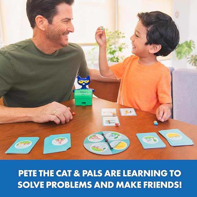 Educational Insights Pete The Cat® Groovy Friendship Game - Board Games for Kids, SEL Games for Kids, Gift for Ages 4+