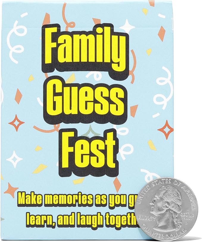 Family Guess Fest - A Lively Family Game Where You Laugh, Learn, and Create Memories Together - Playful Conversation Starter Game for Kids, Teens, and Adults - Family Games