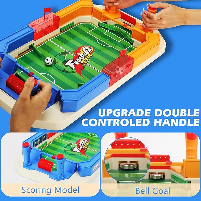 Mini Foosball Table Game: Soccer Toys for Boys 3-12,Fun Board Game for Gatherings