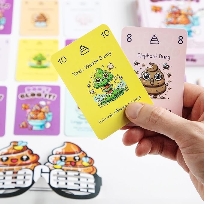Hat Acrobat Hilarious Family Card Game About Poops - Don't Clog It with Easy Rules and Quick Play
