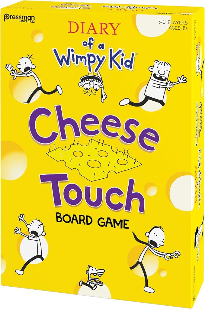 Diary of a Wimpy Kid Cheese Touch Game - Race to The Finish While Learning About Your Friends by Pressman