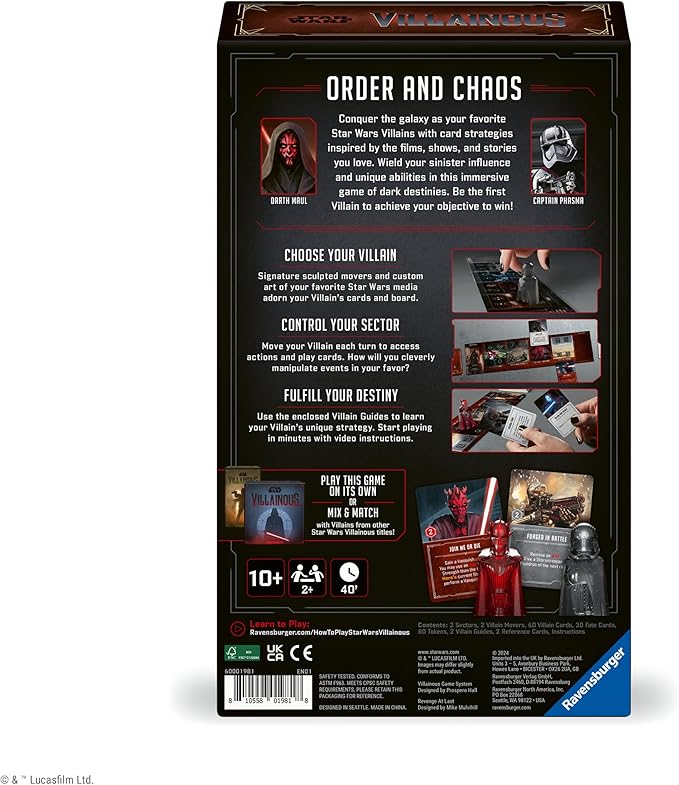 Ravensburger Star Wars Villainous Expandalone 2 Family Strategy Board and Card Game for Ages 10 and Up