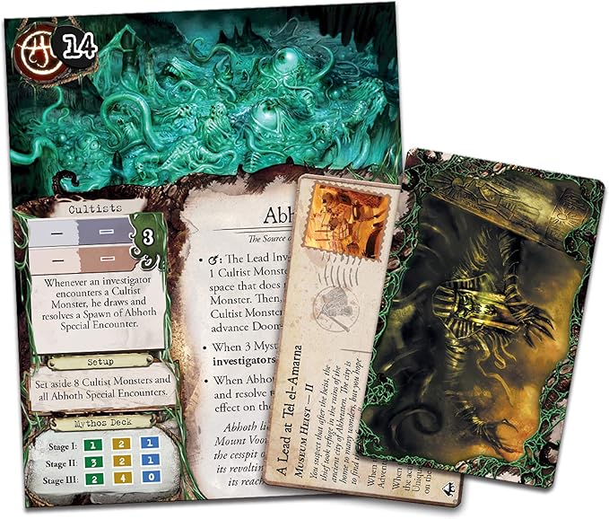 Eldritch Horror Under the Pyramids Board Game EXPANSION | Mystery Game | Cooperative Board Game for Adults and Family | Ages 14+ | 1-8 Players | Avg. Playtime 2-4 Hours | Made by Fantasy Flight Games