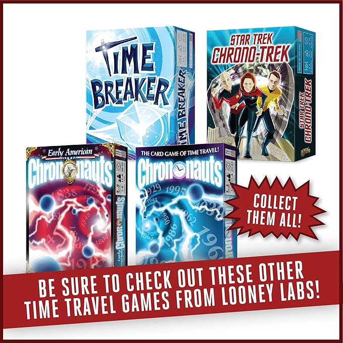 Looney Labs Star Trek Chrono-Trek Card Game - Epic Star Trek Adventure in Alternate Realities