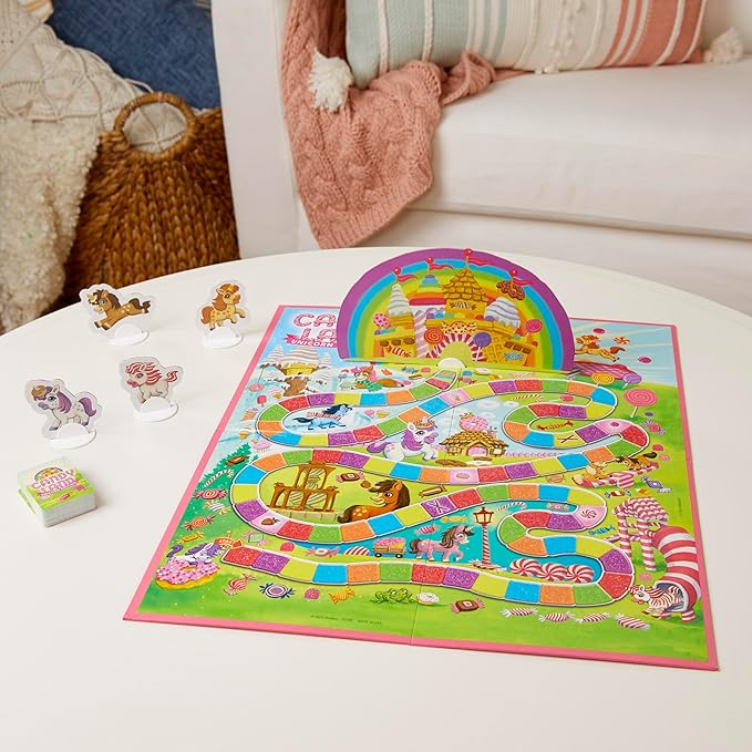 Hasbro Gaming Candy Land Unicorn Edition Preschool Board Game | Back to School Gifts for Kids | Classroom Toys | Ages 3+ (Amazon Exclusive)