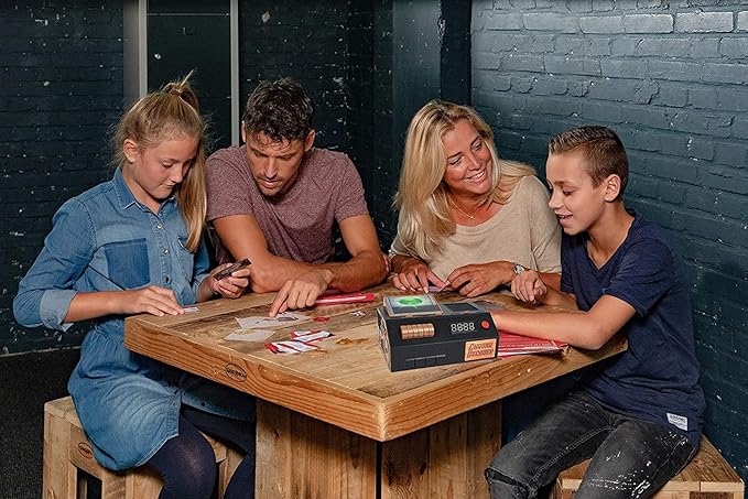 Escape Room The Game, Family Edition - with 3 Exciting Time Travel Games | Solve The Mystery Board Game for Family, Kids & Teens (English Version)