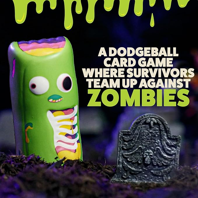 Zombie Burrito by Exploding Kittens - 3-6 Players - Ages 7+ - 15 Minutes to Play - Dodgeball Zombie Card Game - Party Game, Ideal for Family Night, Kid and Adult