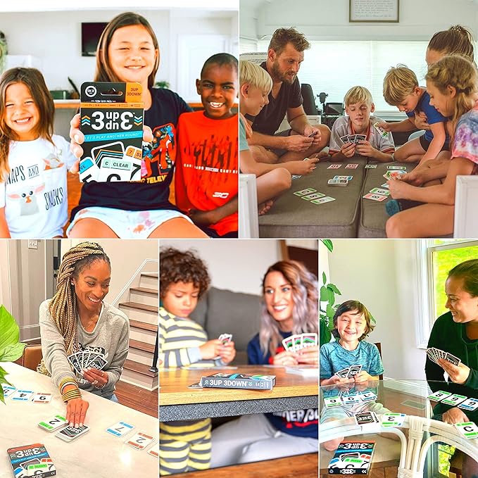Ok2Win 3UP 3DOWN Card Game and Boom Goes The Dynamite Math Card Game and Doom On You Card Game and Mixed Doubles Dice Game Bundle - Fun Family Games for All Ages