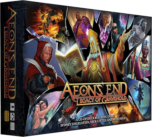 Aeon’s End Legacy of Gravehold - Engaging Legacy Card Game for Ages 14+ Teens and Adults - 1-4 Players - 60 Min Playtime by Indie Boards and Cards