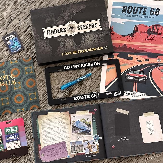 Mystery Game | Route 66 Road to Riches – Be a Detective and Investigate an Unsolved case, Puzzle Game Like an Escape Room, for Date Night, Family Night or Solo