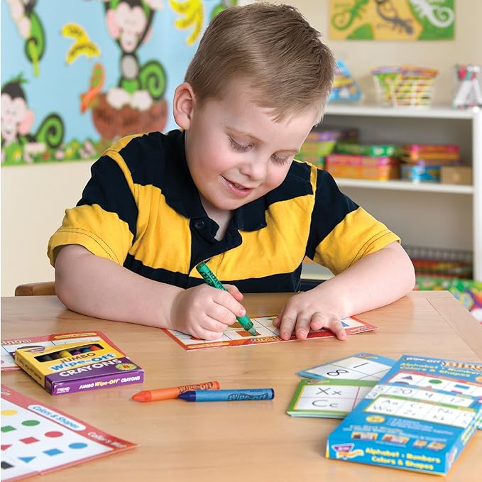 Alphabet, Numbers, Colors & Shapes Wipe-Off Bingo Game Enterprises, Inc.