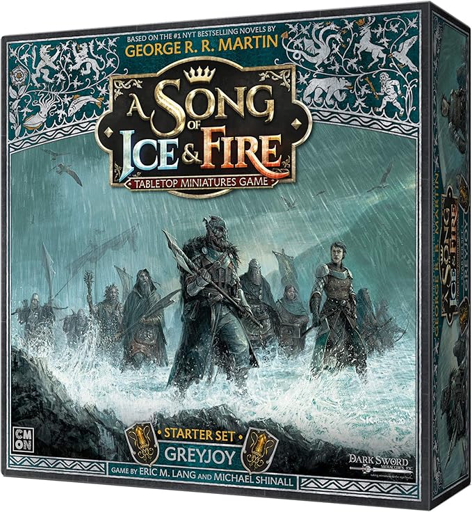 A Song of Ice and Fire Tabletop Miniatures Game House Greyjoy Starter Set - Rulers of The Iron Islands! Strategy Game for Adults, Ages 14+, 2+ Players, 45-60 Minute Playtime, Made by CMON