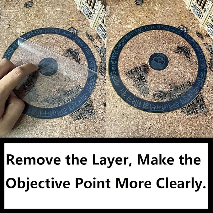Jucoci Objective Point Markers 6PCS Set Objective Marker Compatible with WH40k Wargame (Miniature Not Included), Blue