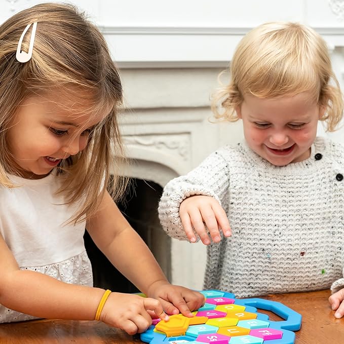 Mobi Flipsee Alphabet Learning Toy - Flip n' Fun Alphabet Board Toy, ABC Montessori Game for Kids, Colorful Letter Tiles Learning Games and Activity - for Ages 12 Months and Up (Pack of 1)