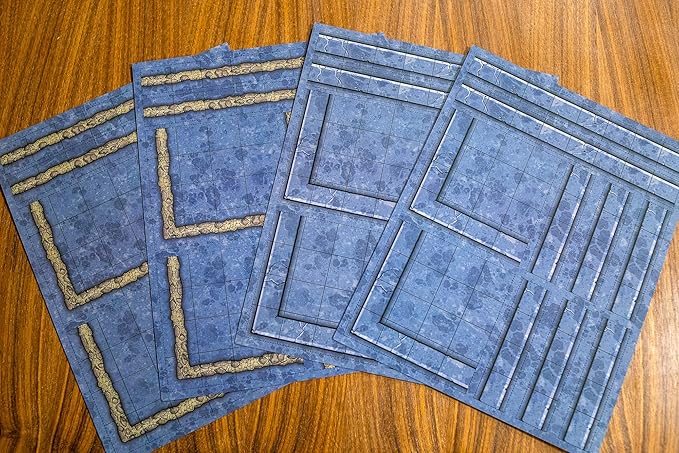DUNGEON CRAFT: Walls Pack 2D Terrain Set ttrpg