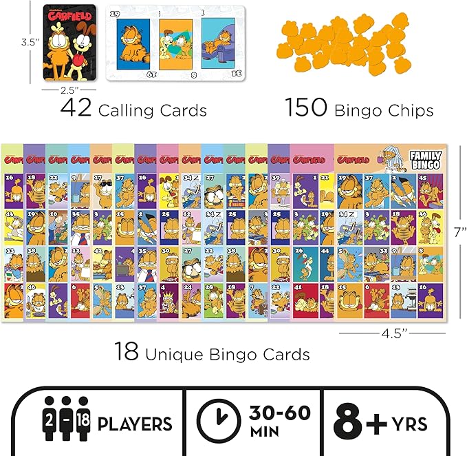 AQUARIUS - Garfield Family Bingo Game