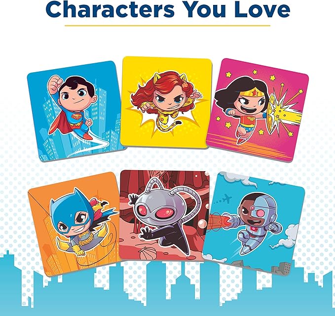 Wonder Forge DC Super Friends Matching Game for Boys & Girls Age 3 and Up - A Fun & Fast Super Hero Memory Game You Can Play Over & Over