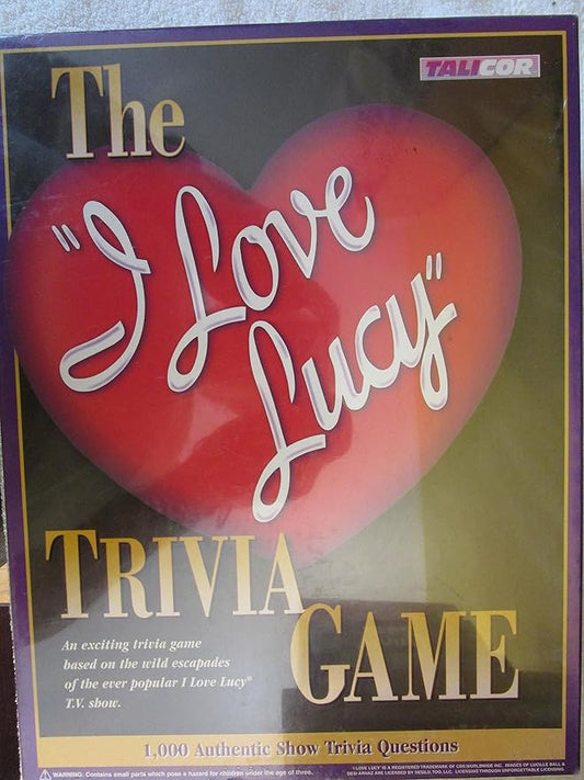 Talicor I Love Lucy Trivia Game