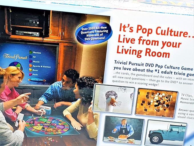 Trivial Pursuit Pop Culture DVD Trivia Game