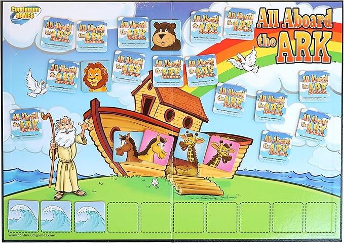 Continuum Games - All Aboard the Ark Board and Matching Game - Kids Ages 4 and Up