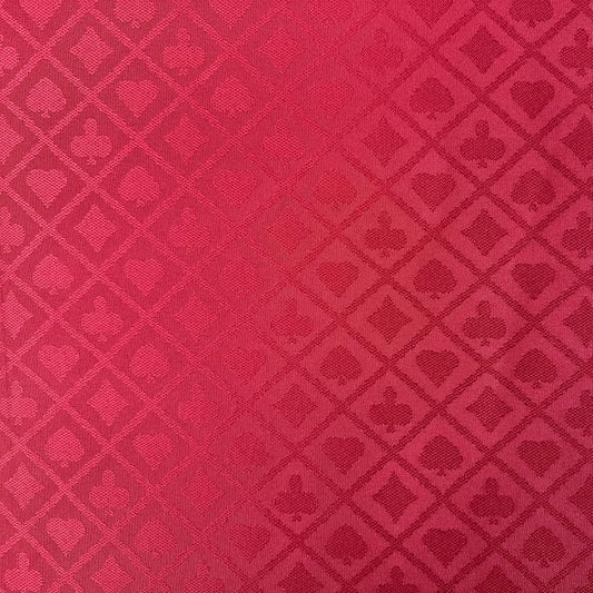 Speed Cloth Poker Table Fabric - 108X60 Inch Section of Casino Card Game Table Felt Top Cover Accessories - Red