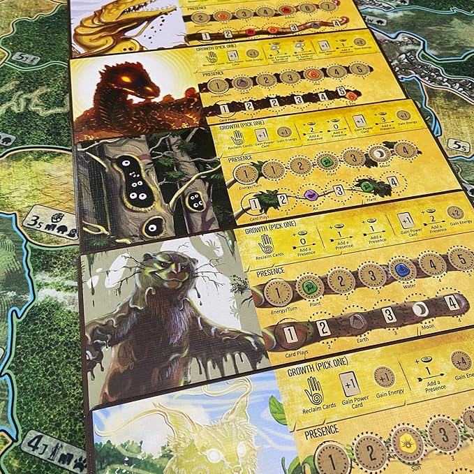 Greater Than Games | Horizons of Spirit Island: Punchboard Panels | Cooperative Strategy Board Game Accessory | Premium Component Upgrade