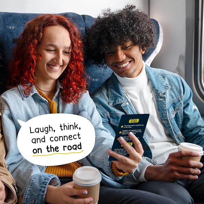 WELL BALANCED Road Trip Mysteries - Car Game for Adults & Teens, Road Trip Travel Essentials