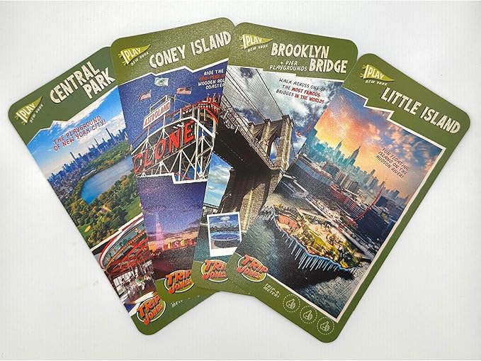 Trip Jones The Kids' Guide to New York City - Collectible Cards, Travel Spots to Play-Eat-See-Explore, Adventure & Learn, Storage Box, Stickers, Age 6+