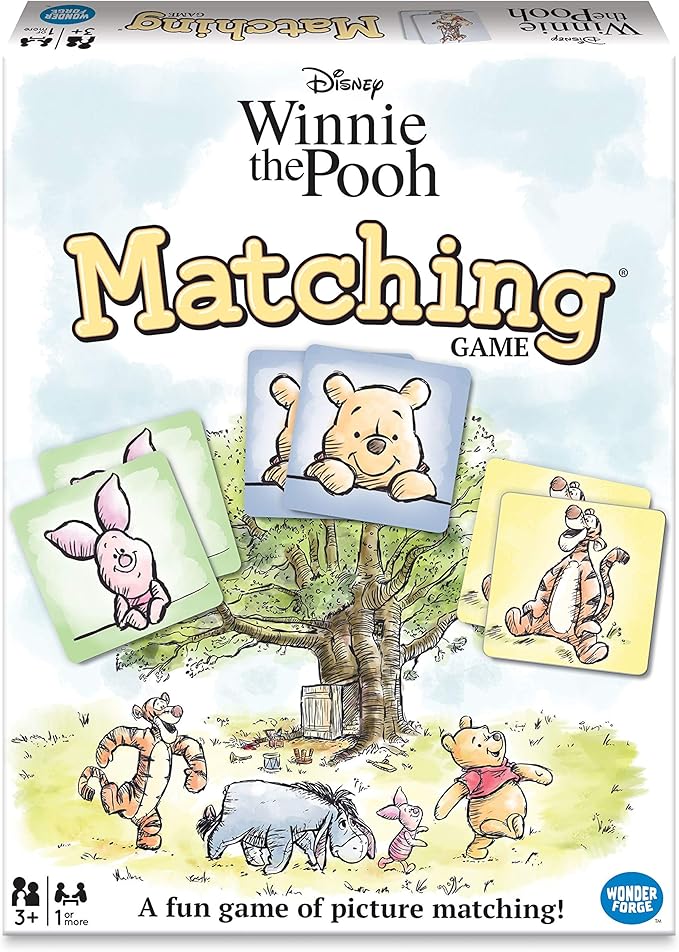 Wonder Forge Disney Winnie the Pooh Matching Game for Girls & Boys