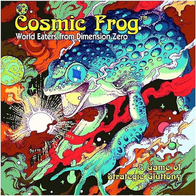 Devious Weasel Games: Cosmic Frog: Gluttony Pack - Expansion to Find Muck, Includes 18 New Cards, Strategy Board Game, Collection-Combat-Theft
