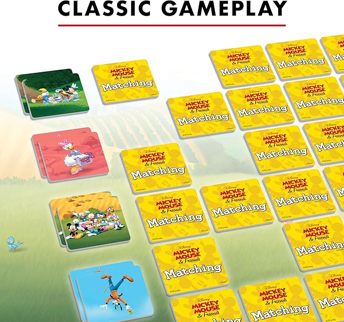 Wonder Forge Mickey Mouse Matching Game - Fun and Educational Disney Memory Card Game for Toddlers, Kids, Boys and Girls Ages 3-5 - Develops Focus, Analysis, and Learning Skills