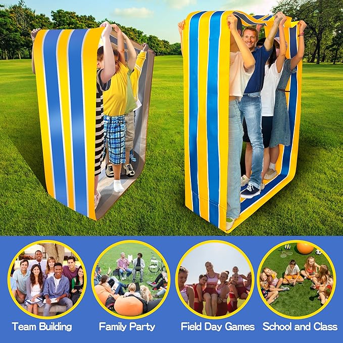 Team Building Games Teamwork Games for Working Adults, Group Activities Mat for School Students Teens, Field Day Games (20 ft, Pack of 1)