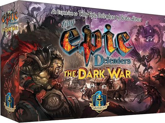 Gamelyn Games Tiny Epic Defenders The Dark War Expansion Multiplayer Strategy Board Game for Family & Friends