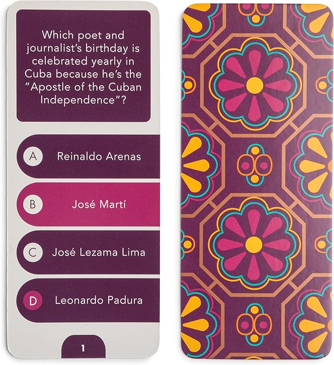 Skyline Collection Trivia Set - Latin Culture Trivia, 140 Question Cards - Game Night Entertainment for Families & Friends