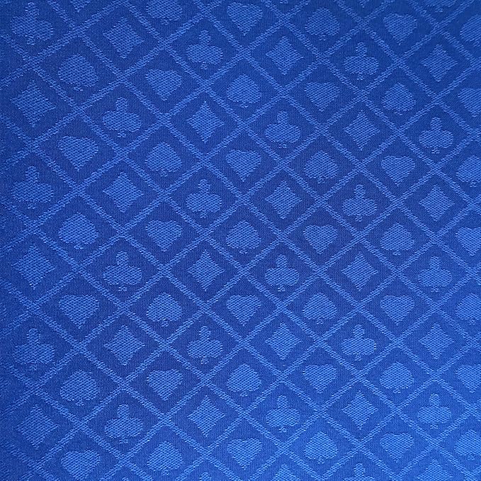 Speed Cloth Poker Table Fabric - 108X60 Inch Section of Casino Card Game Table Felt Top Cover Accessories - Blue