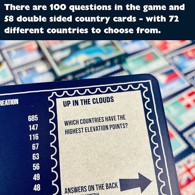 Top of The World: The pocketsize Globe-Trotting Game of top 10s. Travel The World in This Game of Knowledge, Strategy & Crafty Guesswork. Unleash Your Inner Explorer in This Travel Trivia Adventure!