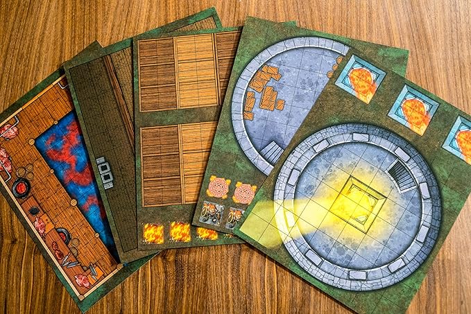 DUNGEON CRAFT: Brine Break Pack 2D Terrain Set ttrpg