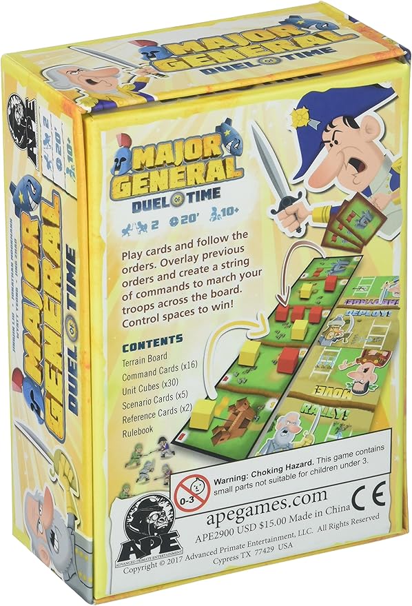 APE Games Major General Board Games