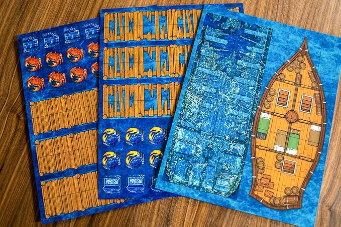 DUNGEON CRAFT: Brine Break Pack 2D Terrain Set ttrpg