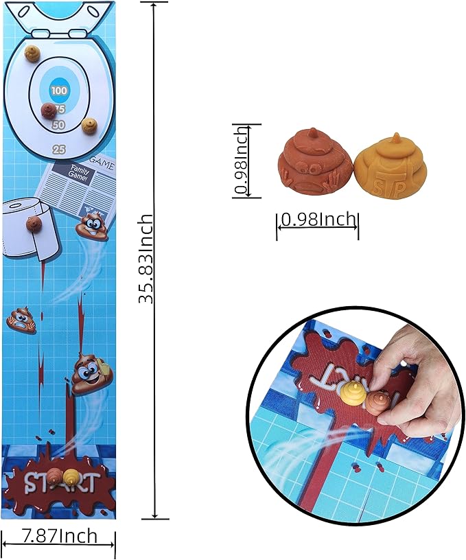 Mini Tabletop Shuffleboard for Kids,Indoor Table Top Curling Games