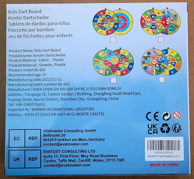 Large Kid Safety Toss Game Game, Family Party Party Supplies for Kids, Gift for Boys Birthday or Christmas for 3 4 5 6 7 8 9 10 11 12 Year Old Boy Girl Adult Birthday