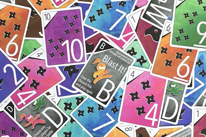 Card Blasting Number Ninja Math Games for Kids 6-8 | Learning & Education Toys | Multiplication Game | Smart Game | Learning Game |Math Games for Kids 8-12