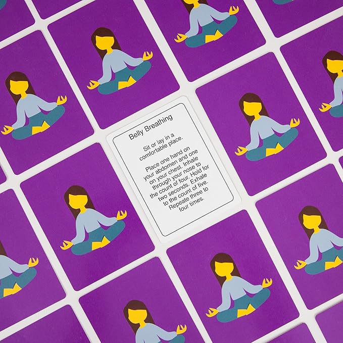 Mindful Days - Daily Mindful Activity Cards for All Ages | Inspirational Cards Promote Well Being and Self Care | Easy to Read for Daily Use at Home, at Work, or On The Go.