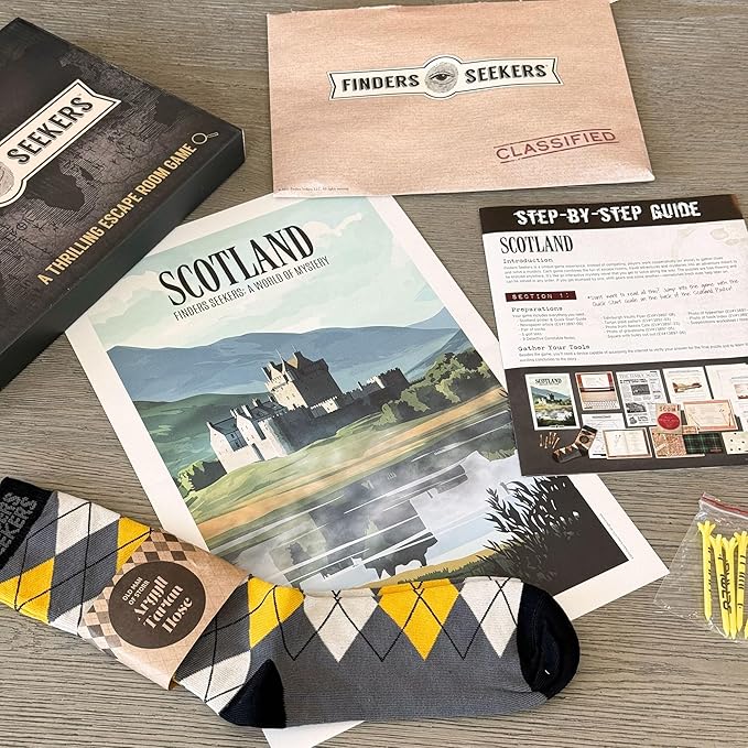Mystery Game | Scotland: Vanished in The Highlands – Be a Detective and Investigate an Unsolved case, Escape Room Puzzle Game, for Date Night, Family Night or Solo