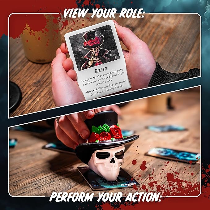 The Deceivers – Murder Mystery Party Game | Like Werewolf | Adult Board Game Night, Family Games, Secret Spy Games & Traitor Role-Playing | Bluffing, Deception, and Strategy - CRYPTIC KILLERS