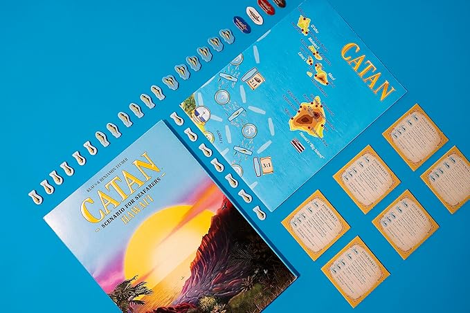 CATAN Hawai'i SCENARIO EXPANSION - Tropical Fishing Excursion for CATAN Seafarers! Strategy Game, Family Game for Kids and Adults, Ages 10+, 3-6 Players, 75 Minute Playtime, Made by CATAN Studio