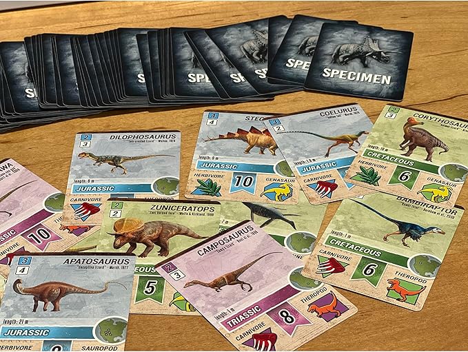 Holotype: Mesozoic North America - Base Game, Strategy Board Game, Worker Placement, Paleontologist Dino Game, Ages 14+, 2-5 Players